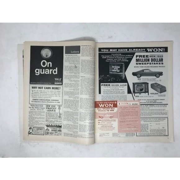 THE SATURDAY EVENING POST VINTAGE MAGAZINE- MAY 22, 1965- 25C - Picture 4 of 16